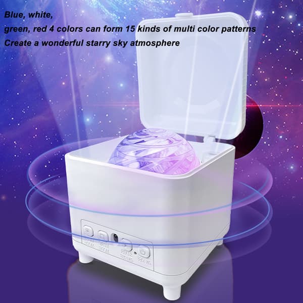 Stjernehimmel natlys LED Bluetooth projiceret himmellampe omgivende