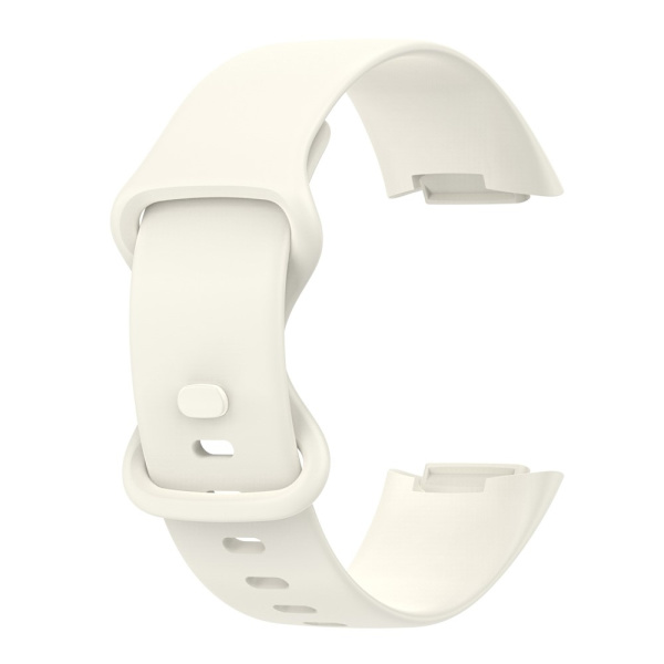 Fitbit Charge 6 / 5 ranneke TPU (S) Beige 15