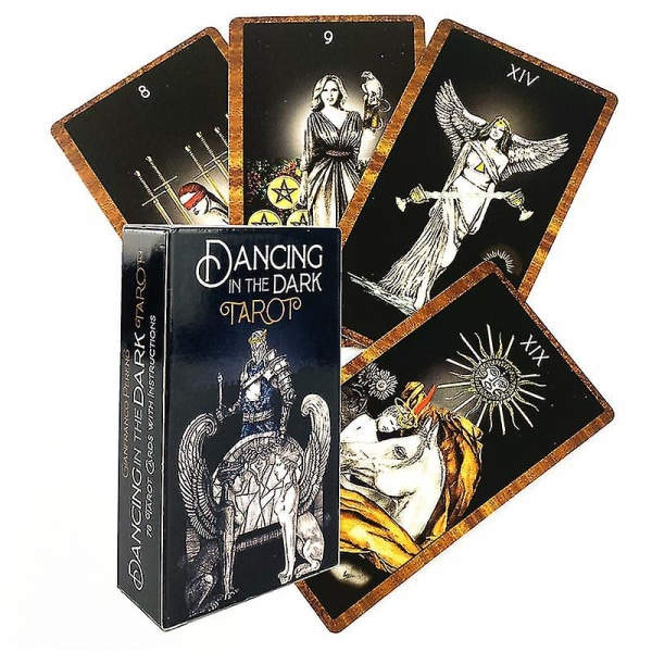2021 Dancing In The Dark Tarotkortdæk Fuld engelsk brætspilfest Familiespilkort Oracle-kort Kortspil78st Tt189 zdq