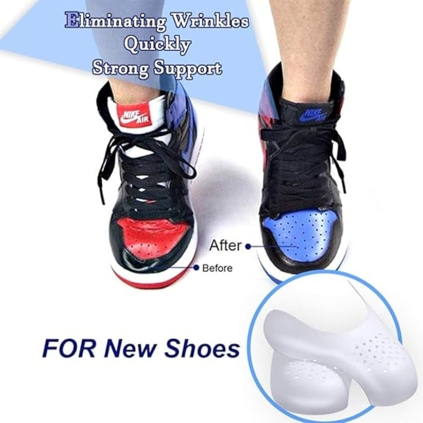 Skrynkebeskyttelse for Air Force Shoes, Sneaker Shoes Shields, Cre