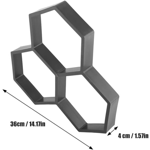 1 st 36 x 36 CM form DIY Garden Path Maker Betong