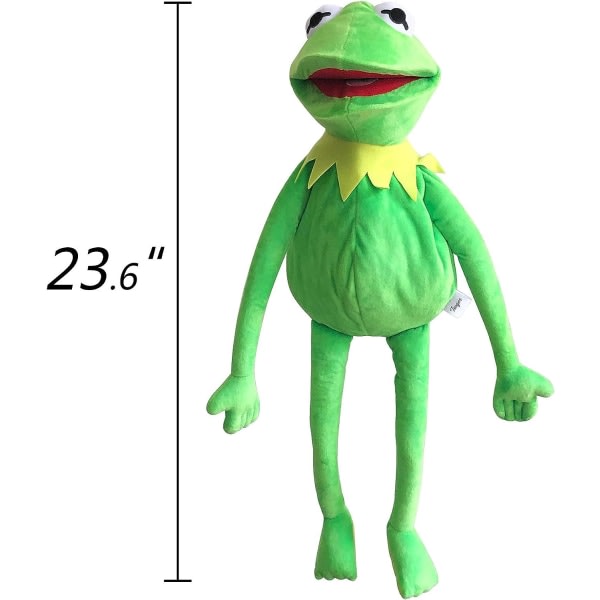 Kermit the Frog Puppet, Mupparna Show, mjuk handdocka i plysch, presentidéer för pojkar och flickor - 24 tum CDQ