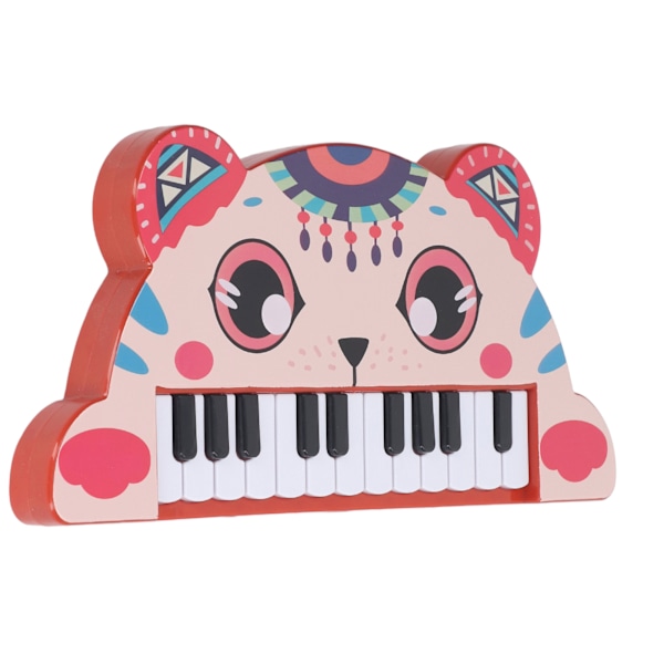 Elektroniskt Piano för Barn, Pedagogisk Leksak med Tecknad Design, Musikinstrument, Barnkeyboard Piano för Nybörjare, Småbarn, Elpiano 0.5