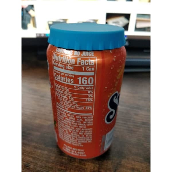RIY_Silikonskydd för läskburkar, 6-pack återanvändbara läsk-/dryckes-/ölburkslock