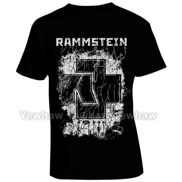 Rammstein Sechs Herzen Die Brennen T-shirt sort XL