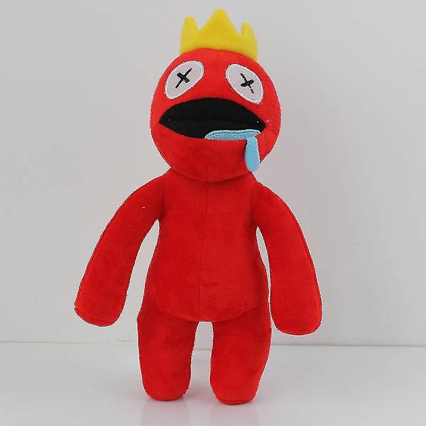 Ny Ryggsekk Plysj Fylt Leke Kawaii Pikachu Mimikyu Eevee Mew Gengar Snorlax Veske Myk Skolesekk Barnas Dag Gave (FMY) 30cm red crown