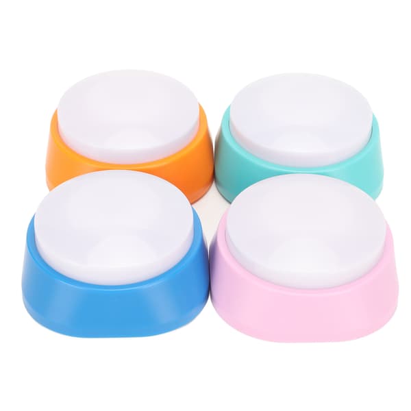 4 Pcs Recording Talking Button 30 Seconds Clear Record Compact Portable Dog Training Buzzer for Pet Communication Study