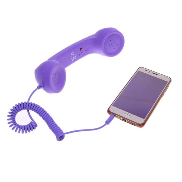 Retro Classic 3,5 mm Telefonlurar Mini Mic Telefonmottaker for Smartphone_tfrf