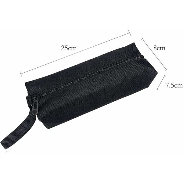 Lille sort værktøjstaske Multifunktionel Organizer Heavy Duty Tool Bag Organizer, Multifunktionel bæretaske, Værktøjstaske Tom lomme, CDQ