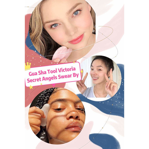 Rose Quartz Gua Sha Tool - Asiatisk skönhetshemlighet, for ansigtsmikrocirkulation/avlägsnar gifter/forebygger rynkor/förstärker hyns udstrålning CDQ