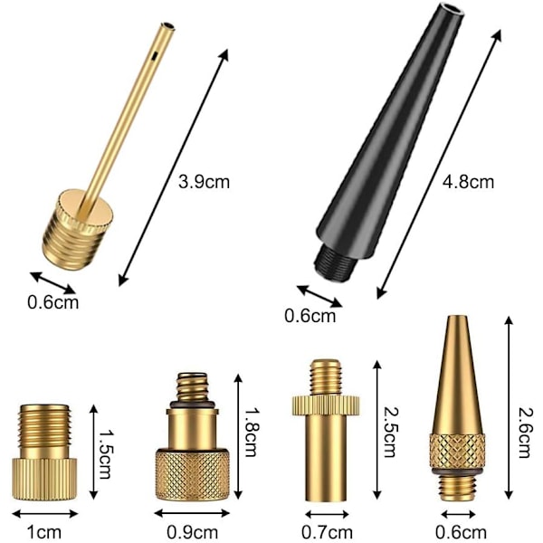 Elevate Your Lifestyle: Everyday Inflation Devices, Brass Presta Adapter Ensures Reliability and Durability, Multi-Scenario Application