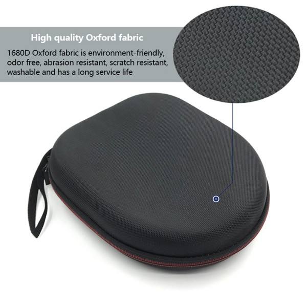 Vanntett etui for hodetelefoner i hard EVA - Reiseetui - Svart - OneSize