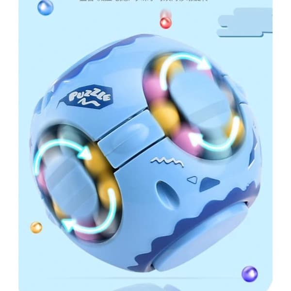 Fidget Leketøy Puslespillball Pop It Kub 3stk Farger