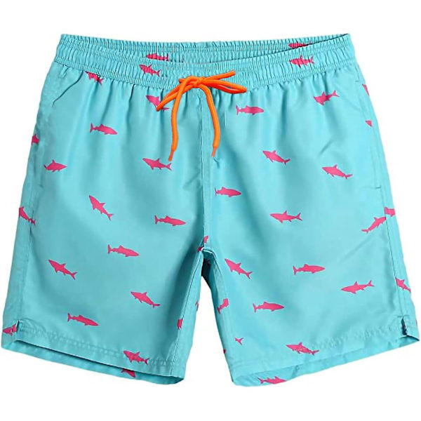 Opløselige badebukser Fødselsdagsspøg Sjov Bachelor Strandfest-gave til din bror Mist sine badebukser i poolen (FÅ DEN) Påfugleblå Peacock Blue Medium