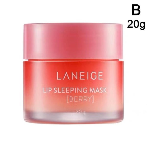 LANEIGE Lip Sleeping Mask EX Berry Läppvård Fuktbehandling rosaB 20g