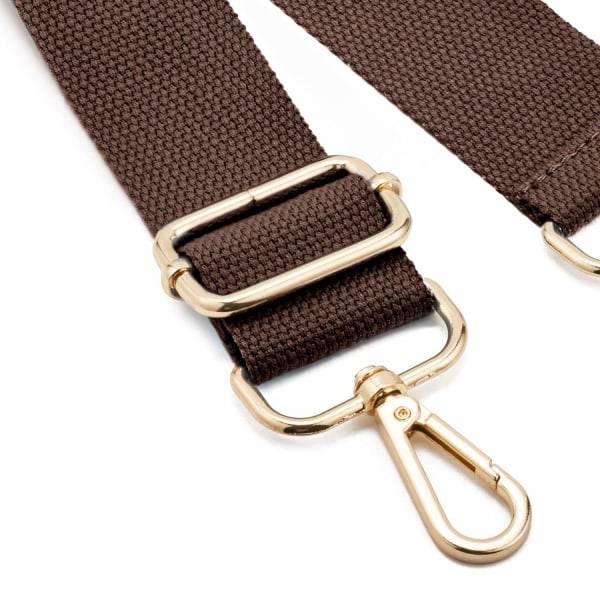 Justerbar ersättningsväska rem med svängbara metallkrokar Canvas handväska Axelremsväska Rem Messenger Bag Utbytbar rem för crossbody handväska