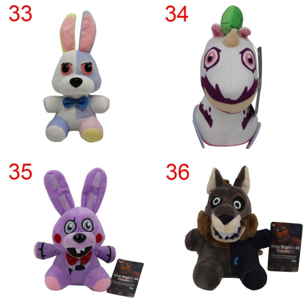 18-25 cm FNAF-pehmo Fazbear Bear Doll - Täydellinen