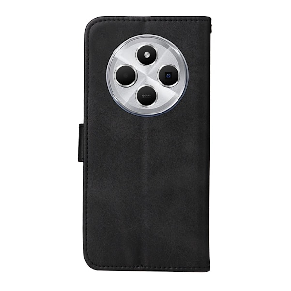 SKALO Xiaomi Redmi 14C PU-Läder Plånboksfodral - Flera färger Black Svart