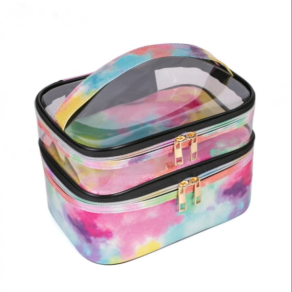 Double Layer Makeup Bagt, Organizer for kosmetisk sminkestift, bærebar