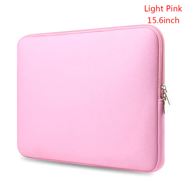 Laptopfodral Case Soft Cover Sleeve Pouch til 14''15,6'' bog Pro Light pink 15.6