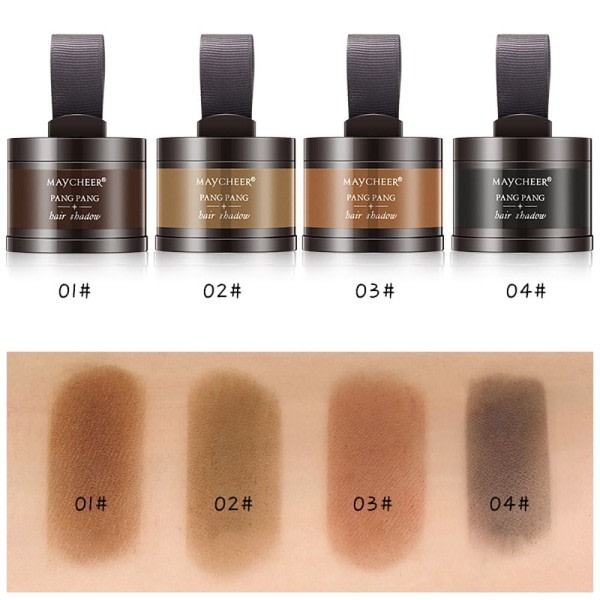 Fluffy fint pulver Pang Line Shadow Makeup Hår Concealer Root Cover Up 1 brun