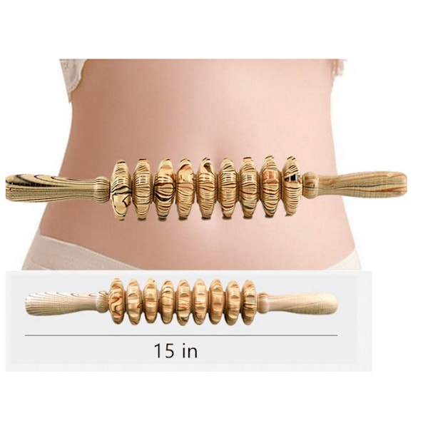 Træ Terapi Massager, Rullepind, Trigger Point
