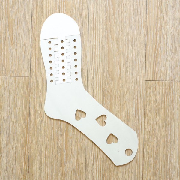 6 st trästrumpor blockerare justerbar sock blocker stickad socka