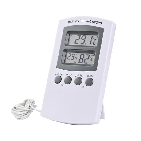 Inomhus Utomhus Termometer Hygrometer Hängande/Skrivbord Sovsal Sovrum_tfrf