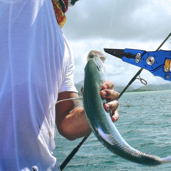 Fisketång, Fisketång, Fiskeredskap med skärbom, Fisketång, Set(blå) zdq
