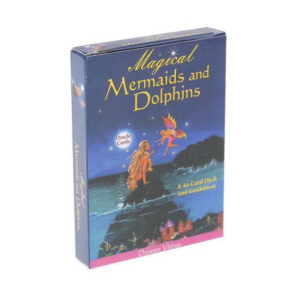 Magiska sjöjungfrur och delfiner Oracle Cards Tarot Prophecy Divi Multicolor one size