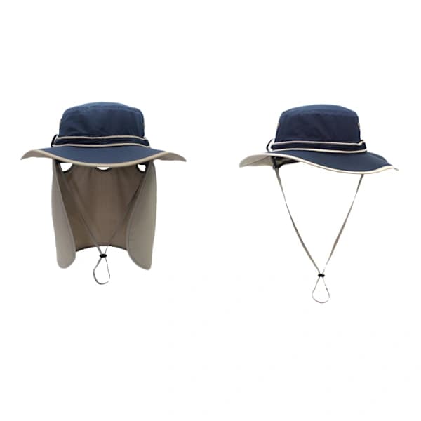 Men's Hat with Neck Protection, Quick-Drying UV Protective Cap H H H