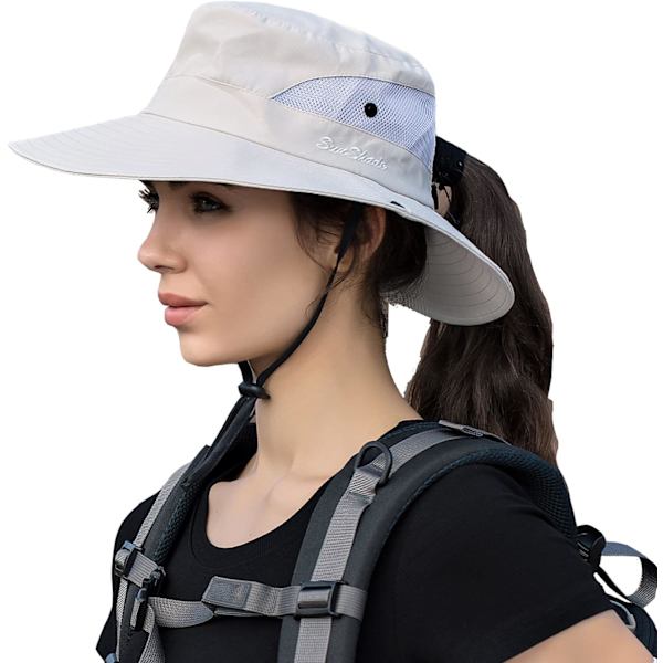 Solhatt Dam Herr 3u201d Bred brätte UPF 50+ Fiske Strand Bucket Hats Purple