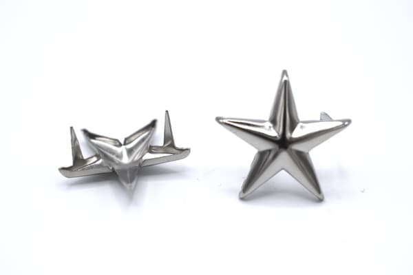 Løse stjernespiker 100 stk Silver Silver