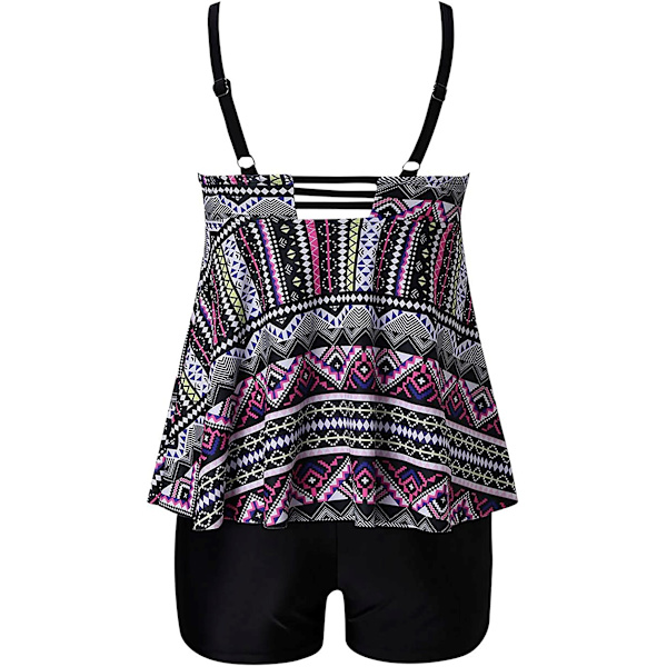 Tankini-sæt til damer med hotpants-badedragt