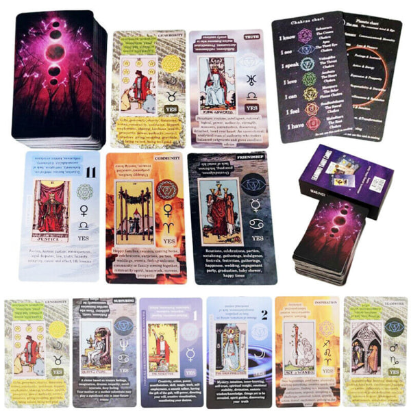 Tarotkortlek Fortune Game Nybörjare och expertläsare Astrologi zdq