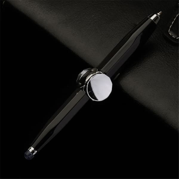 Fidget Spinner Pen Spinning Pen SVART sort