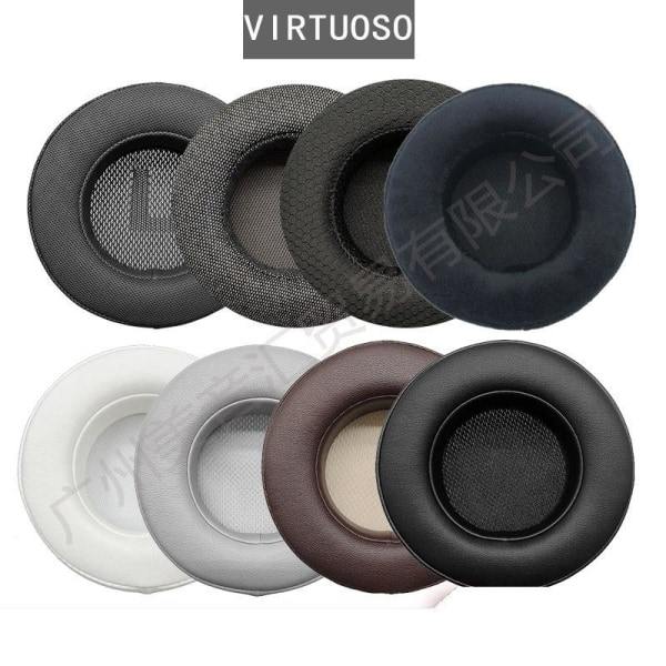 Öronkuddar / huvudbågskuddar för Corsair Gaming Virtuoso RGB Wireless SE - Grå proteinläder grå proteinläder