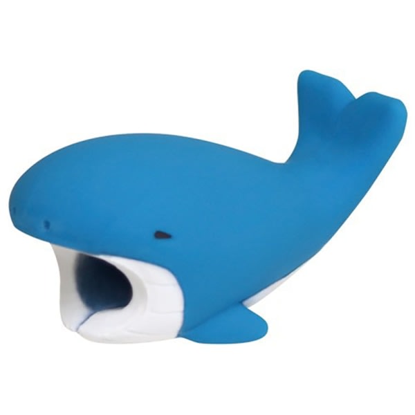 Søt dyrekabelbeskyttelse, USB sladdbeskyttelse, anti-cover Whale Whale