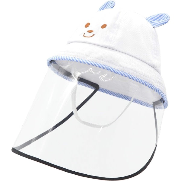 CDQ Duoyeree Baby-Sol-Hatt Summer Beach Toddler Bomull Simdjur White Rabbit 12 Månader-24 Månader