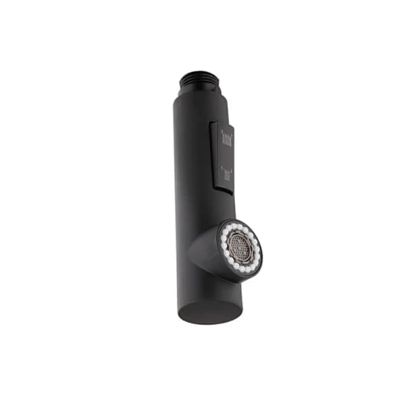 Pull-Out Kitchen Faucet with Sprayer Black Black Svart