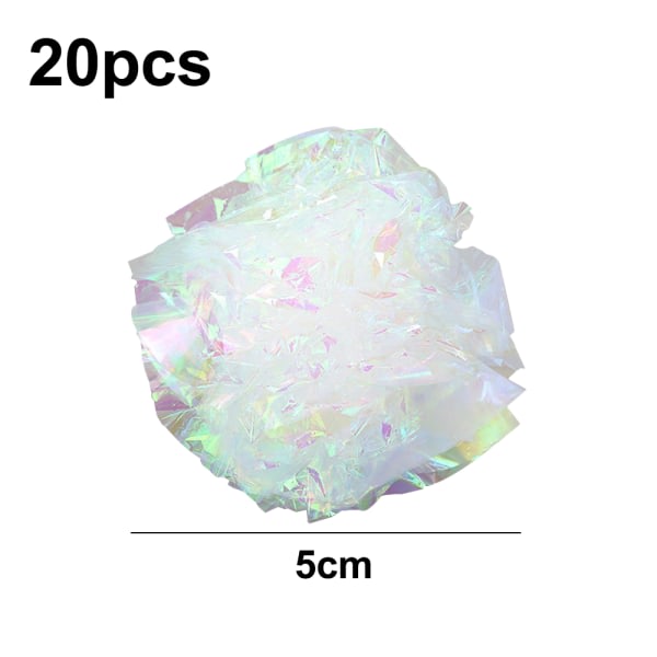 20st fargeglad papirboll som spiller og interagerar kattleksaksboll CDQ