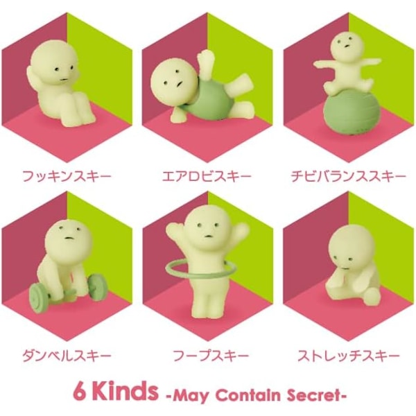 Genuine Smiski Corner Luminous Elf Series Blind Box, Figure Gift, Random Style, 1 pc Exercising