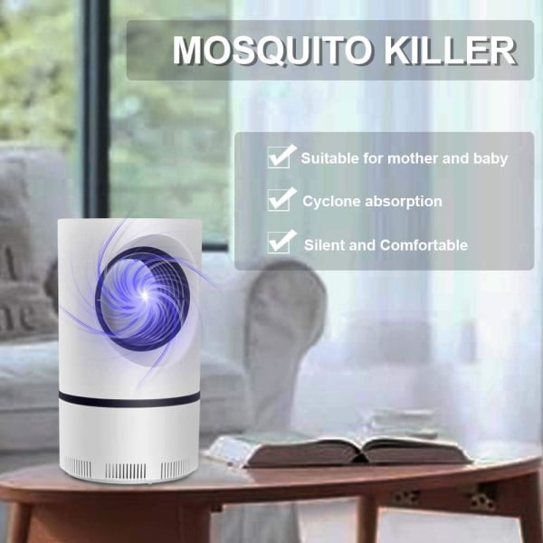 CDQ Tvåfarvet elektronisk Mosquito Zapper udendørs vandtæt, fluga
