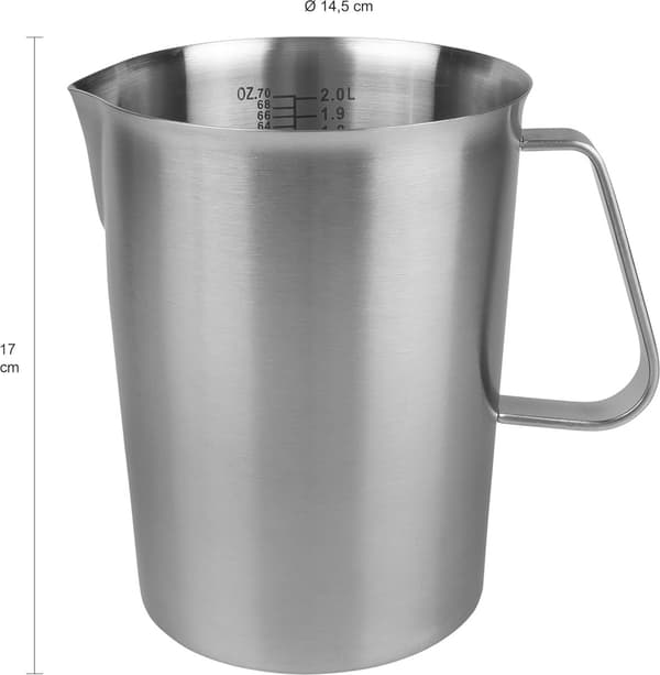 Mätkopp med hällpip - Mätkoppar med skala - 2 liter - Mätkoppar - Mätkopp - Koppar - Mätkanna ...