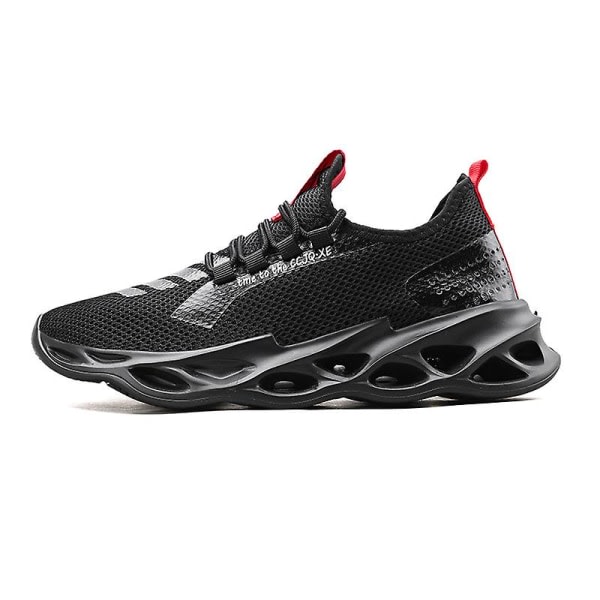 Sneakers for män Löpartennisskor Lättviktsventilerande Sport Athletic 3Cc102 Black 42