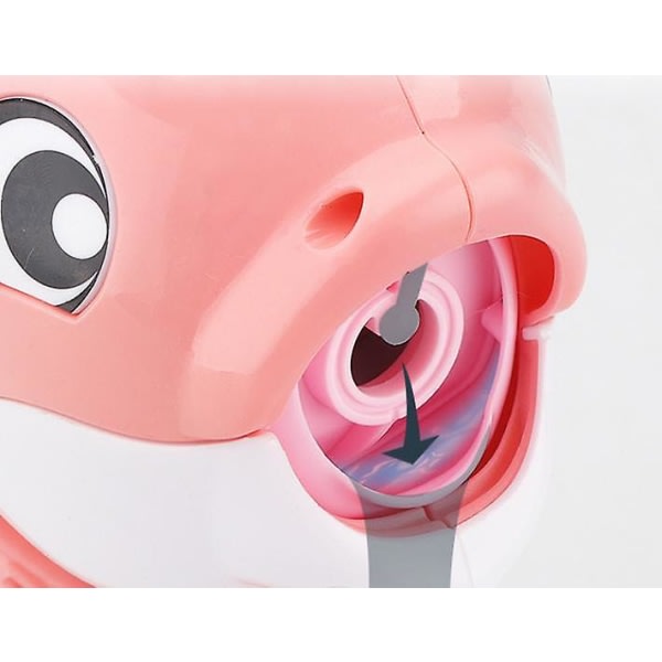 Sommar Dolphin Bubble Machine Automatisk bubbelblåsare Leksaker For Barn Vuxna Utomhusstrand (Rosa) null ingen
