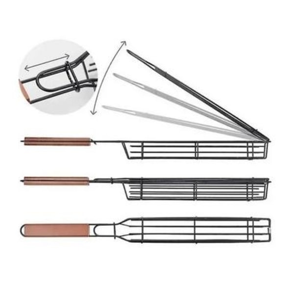 Sæt med 2 matchende nonstick-grillkurve 150