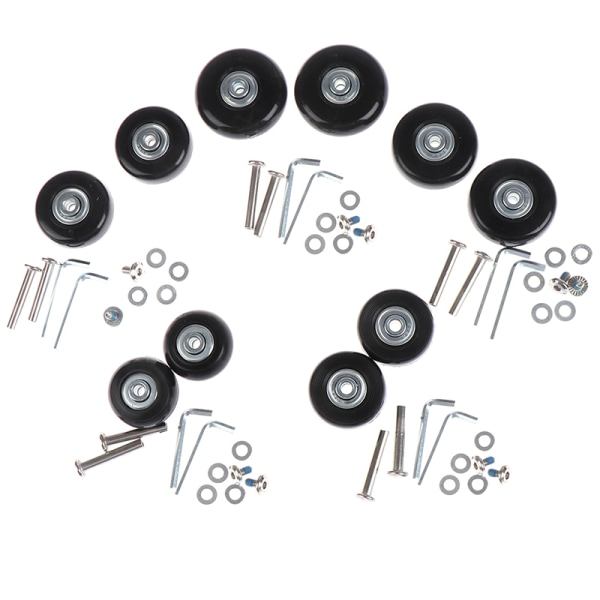 OD 45 mm Matkalaukkujen Vaihtokiekkojen Korjaussarja Akselit Musta 45MM