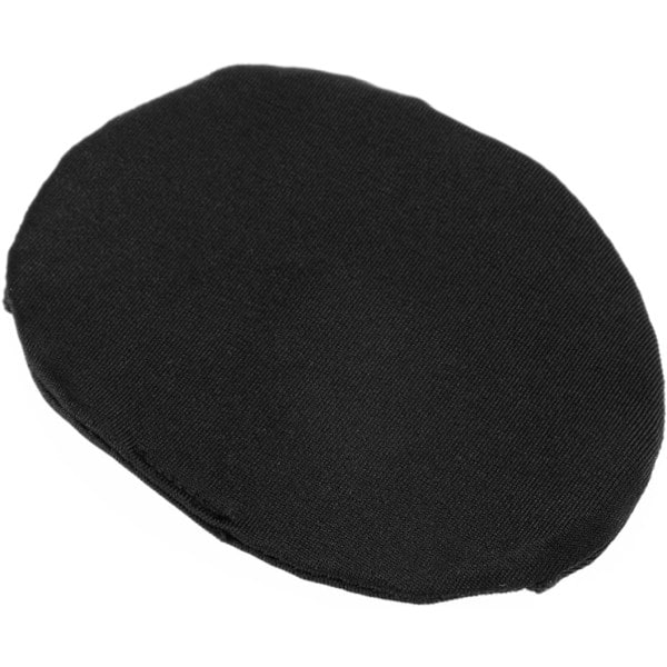 2 Par 2 Hål Silikonigel Hälkuddar Framfots Halvgårdsdynor Anti-Slip-Kuddar Framfotsvalvstöd Högklackade Skor Innersulor - L (Svart)
