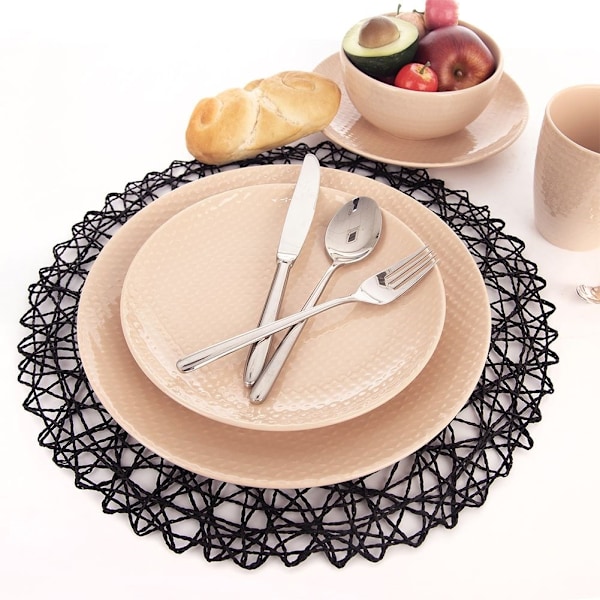 Pyöreä Musta Keittiötabletti Tärkkelyspaperista - 35 cm 1000